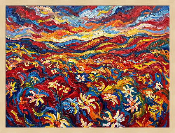 Vibrant Daisy Landscape