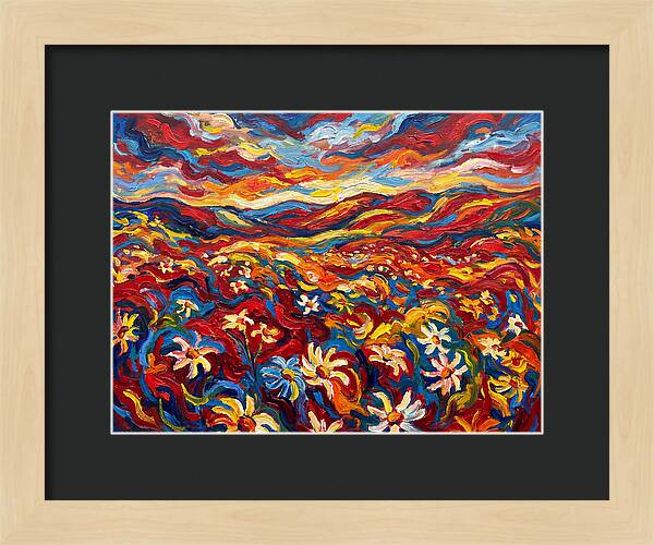 Vibrant Daisy Landscape