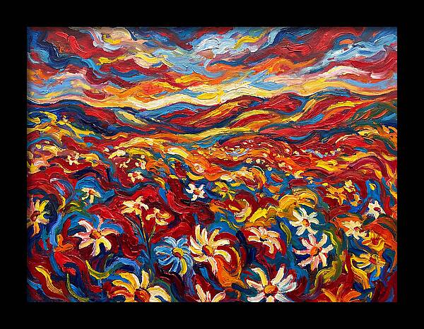 Vibrant Daisy Landscape