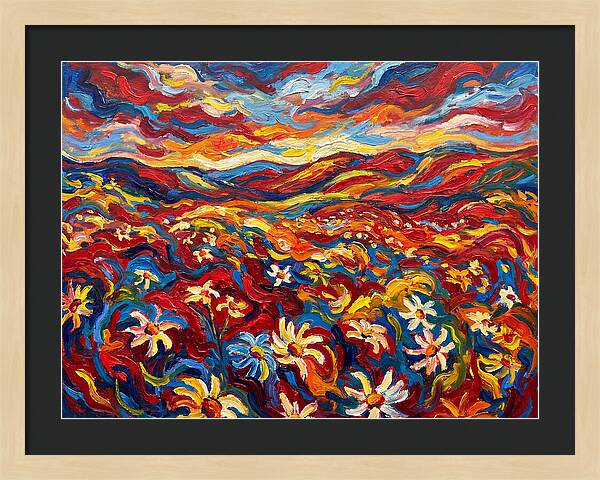 Vibrant Daisy Landscape
