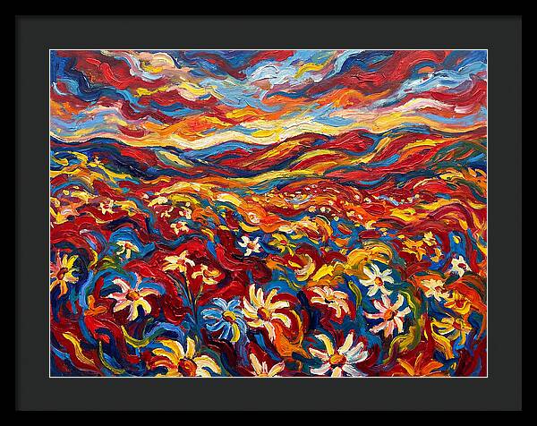 Vibrant Daisy Landscape
