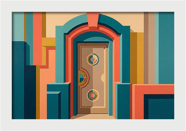Vibrant Doorway Entrance