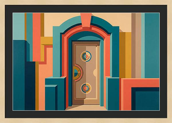 Vibrant Doorway Entrance