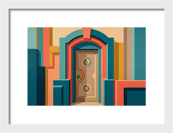 Vibrant Doorway Entrance