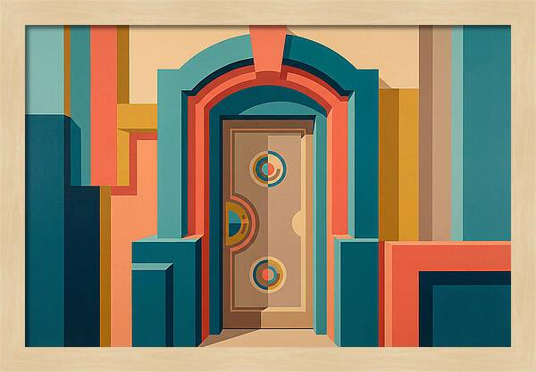 Vibrant Doorway Entrance