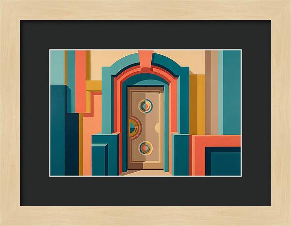 Vibrant Doorway Entrance