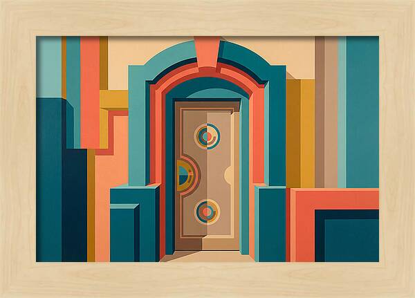 Vibrant Doorway Entrance