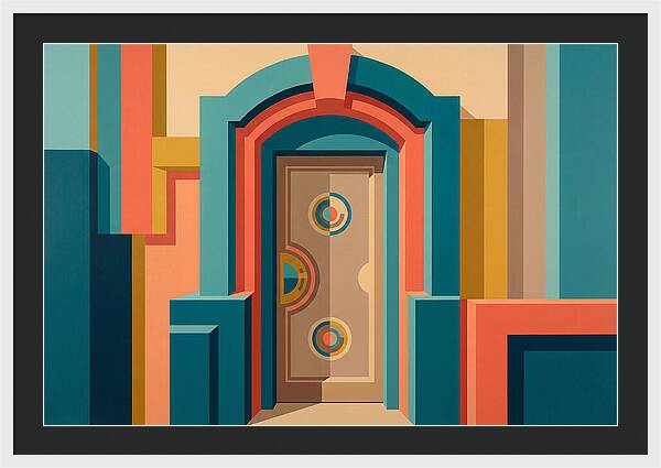 Vibrant Doorway Entrance