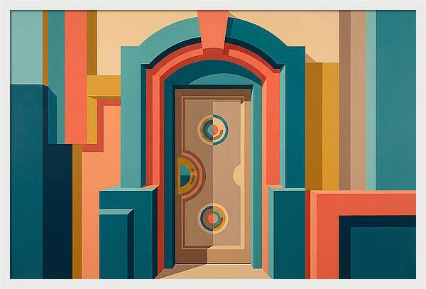 Vibrant Doorway Entrance