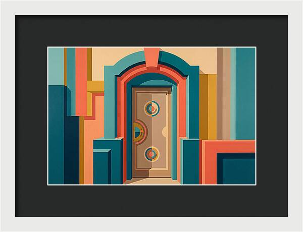 Vibrant Doorway Entrance