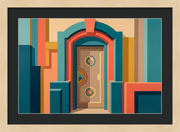 Vibrant Doorway Entrance