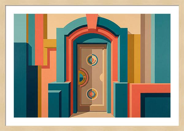 Vibrant Doorway Entrance