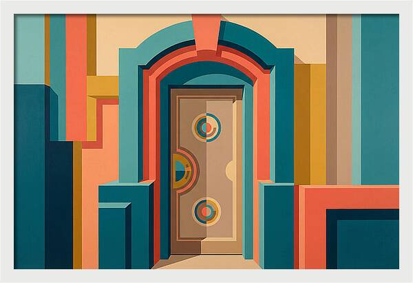 Vibrant Doorway Entrance