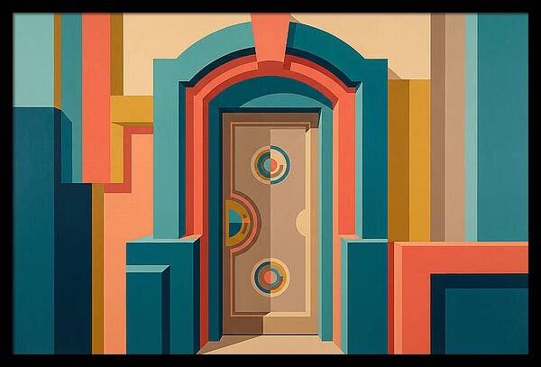 Vibrant Doorway Entrance