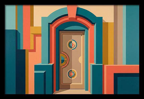 Vibrant Doorway Entrance