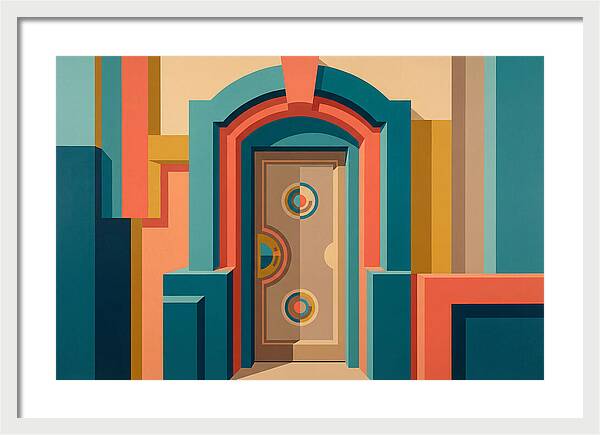 Vibrant Doorway Entrance