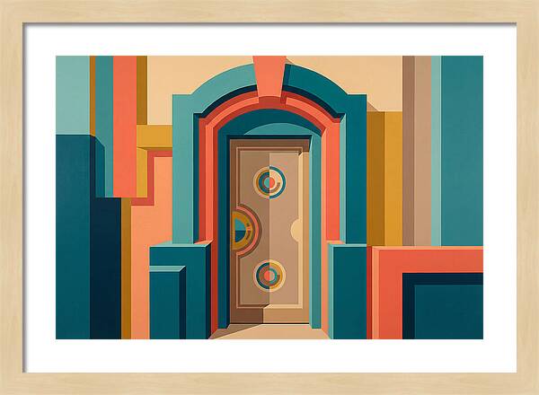 Vibrant Doorway Entrance