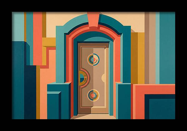 Vibrant Doorway Entrance