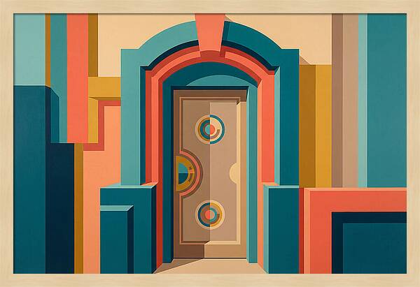 Vibrant Doorway Entrance