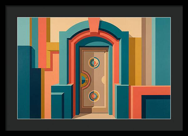 Vibrant Doorway Entrance
