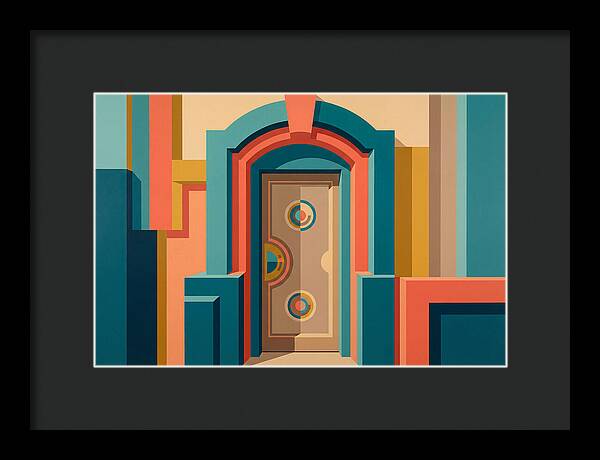 Vibrant Doorway Entrance
