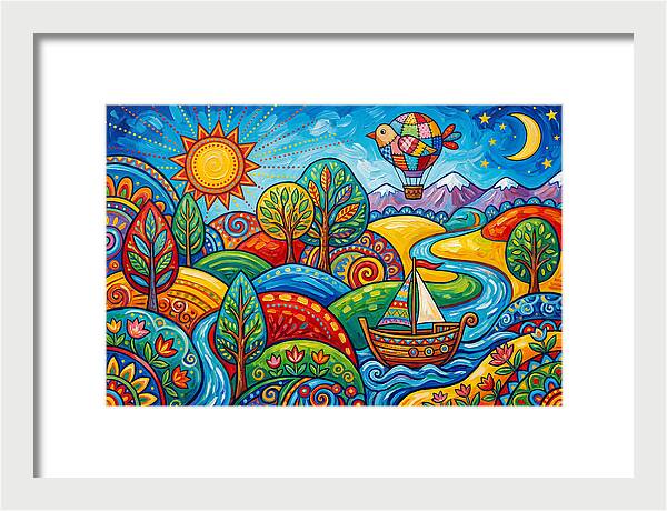 Vibrant Exploration Landscape