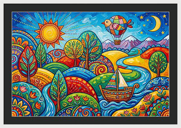 Vibrant Exploration Landscape