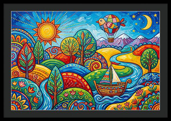 Vibrant Exploration Landscape