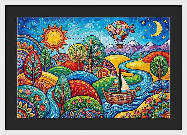 Vibrant Exploration Landscape