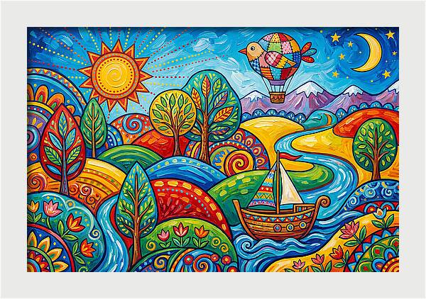 Vibrant Exploration Landscape