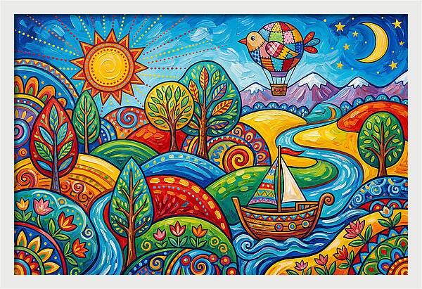 Vibrant Exploration Landscape
