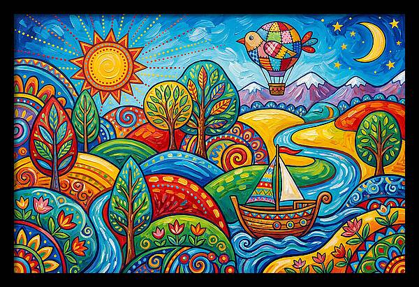 Vibrant Exploration Landscape