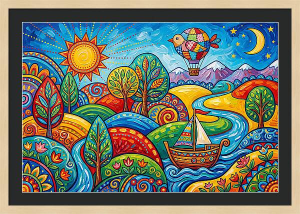 Vibrant Exploration Landscape