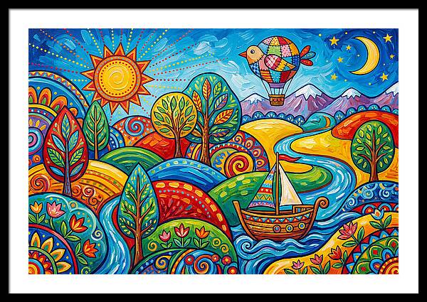Vibrant Exploration Landscape