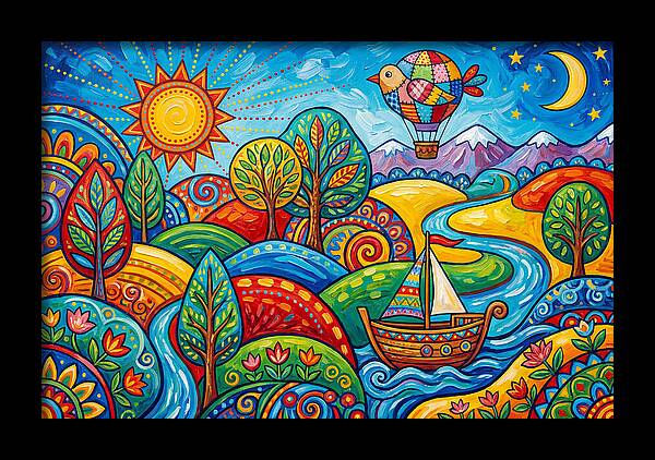 Vibrant Exploration Landscape