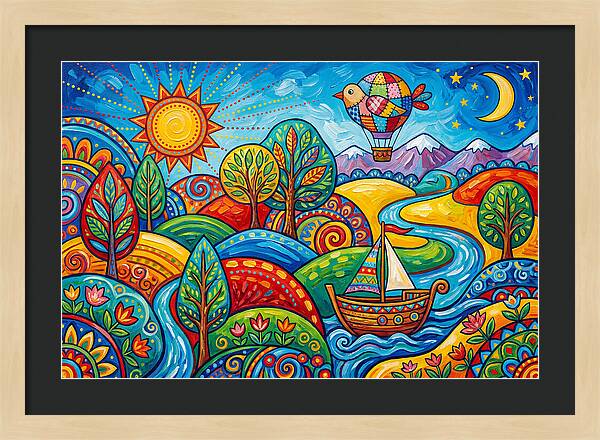 Vibrant Exploration Landscape
