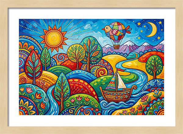 Vibrant Exploration Landscape