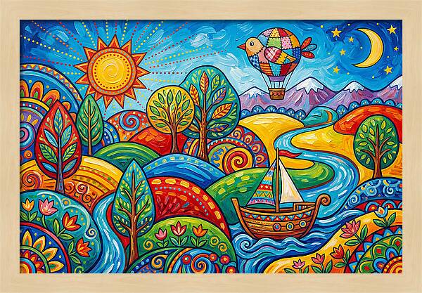 Vibrant Exploration Landscape