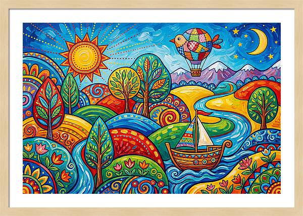 Vibrant Exploration Landscape