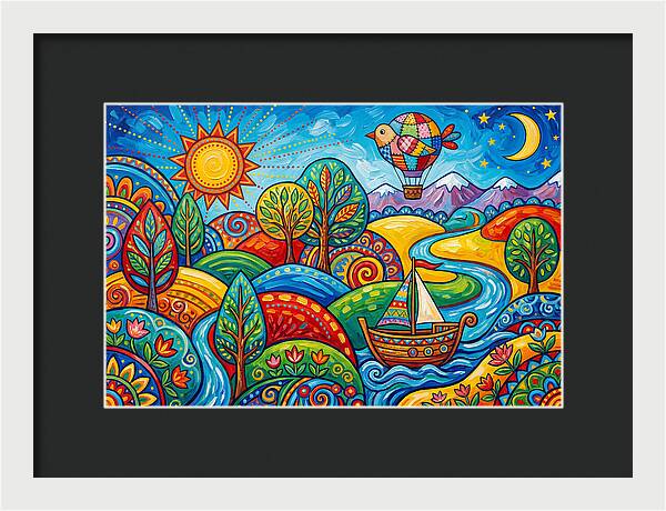 Vibrant Exploration Landscape
