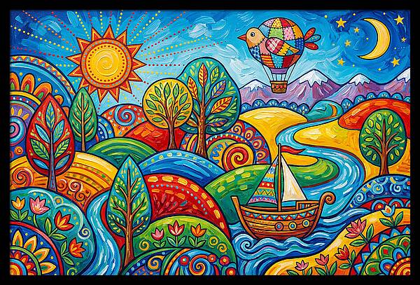 Vibrant Exploration Landscape