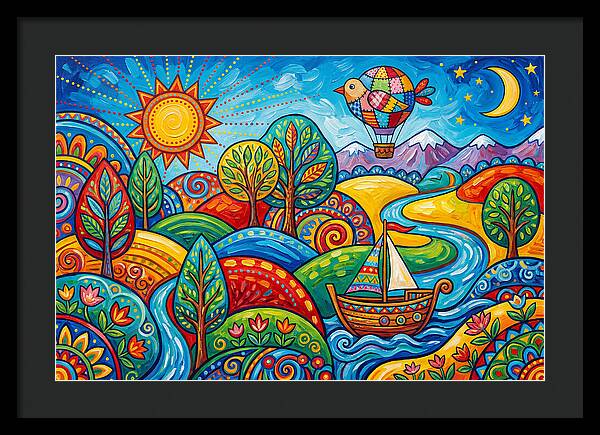 Vibrant Exploration Landscape