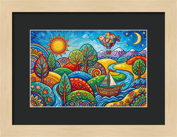 Vibrant Exploration Landscape