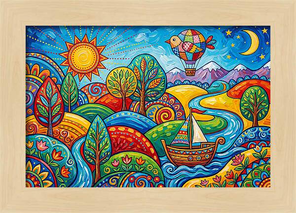 Vibrant Exploration Landscape