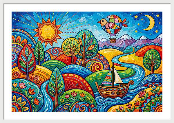 Vibrant Exploration Landscape