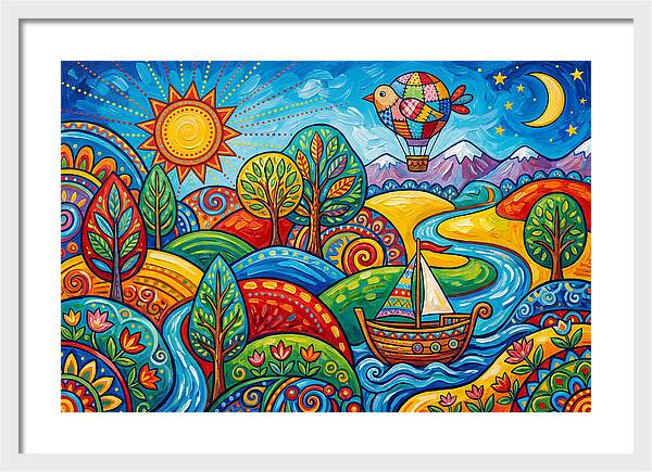 Vibrant Exploration Landscape