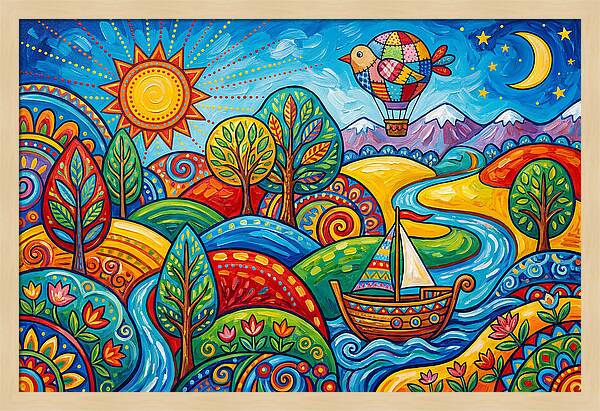 Vibrant Exploration Landscape