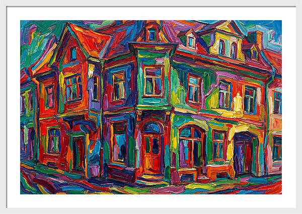 Vibrant Expressionist Building