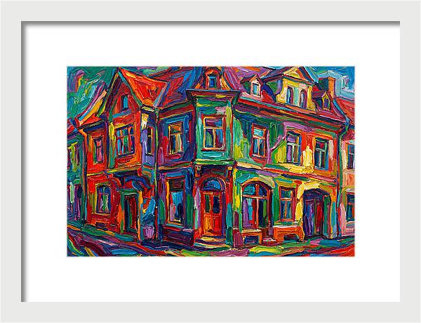 Vibrant Expressionist Building