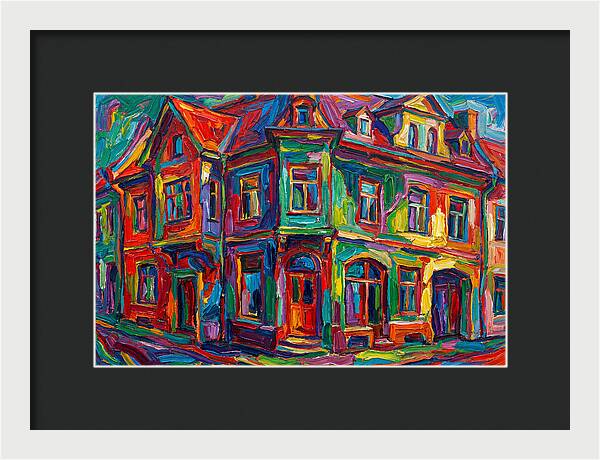 Vibrant Expressionist Building
